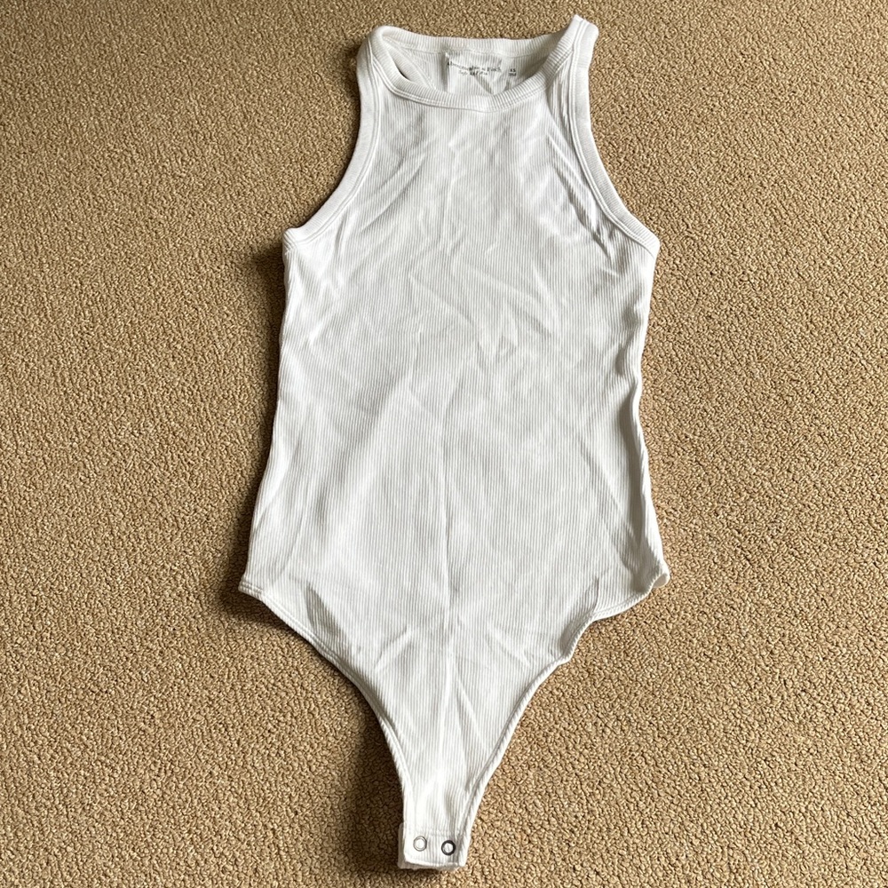 Abercrombie & Fitch White Bodysuit
